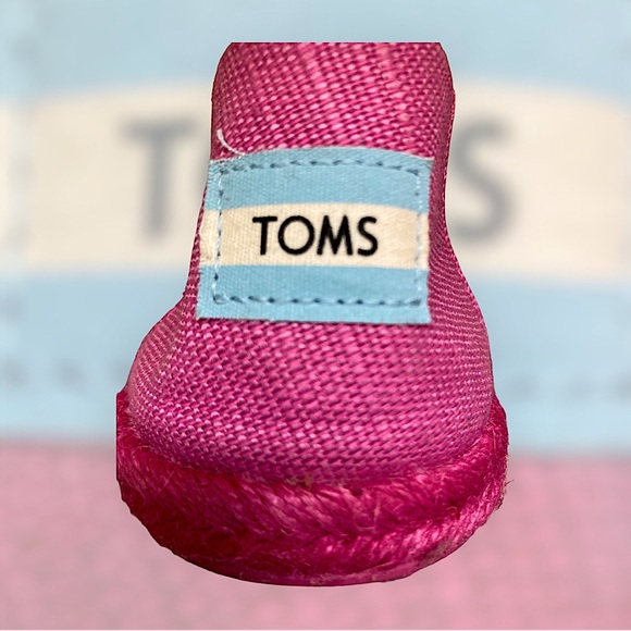 Women’s Tom’s Size 7.5 Red Plum Canvas Alpargata  Espadrilles - Picture 5 of 5